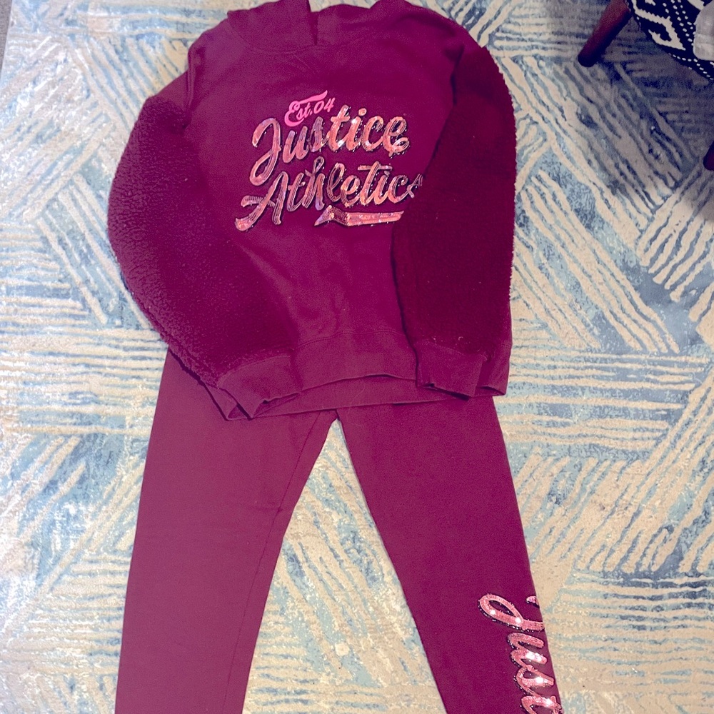 Girls Justice sweats Sz14 EUC